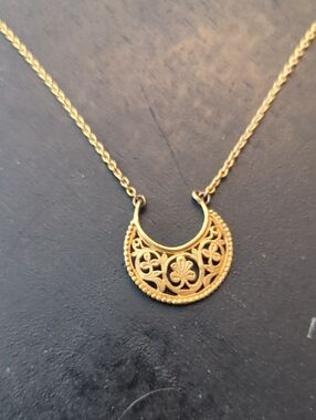 Vermeil Celtic Shamrock Necklace